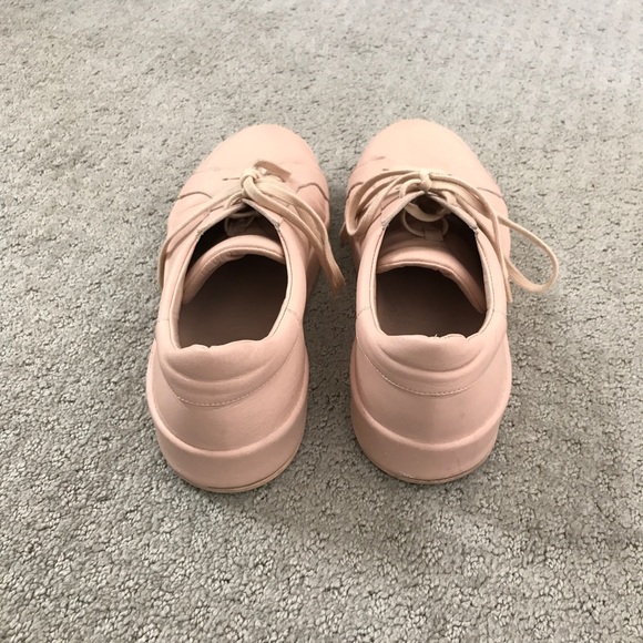 Jil Sander Pink Low Top Leather Sneakers - Picture 4 of 6